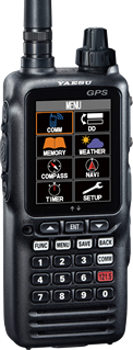 Yaesu FTA-550L Handheld Airband Transceiver w/ILS (Localizer) & VOR  Navigation